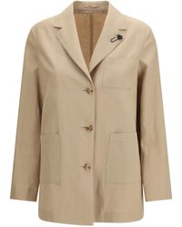 Lardini - Single-Breasted Patch Pocket Blazer - Lyst
