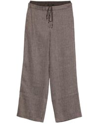 Alysi - Striped Casual Pants - Lyst