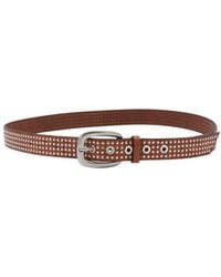 Golden Goose - Stud Embellished Buckle Belt - Lyst