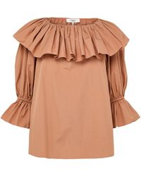Chloé - Ruffled Cover-Up - Lyst