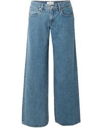 SLVRLAKE Denim - Lexi Low-Rise Wide-Leg Jeans - Lyst
