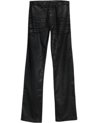 Gucci - Coated Cotton Twill Denim Pants With Web - Lyst
