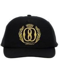 Bally - Logo Embroidery Baseball Cap - Lyst
