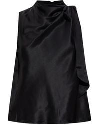 AllSaints - Herela Bow-Detailed Top - Lyst