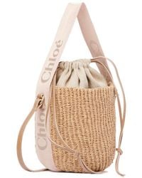 Chloé - Chloé Woody Drawstring Small Basket Bag - Lyst