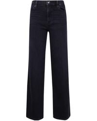 FRAME - High-Waisted Wide-Leg Jeans - Lyst