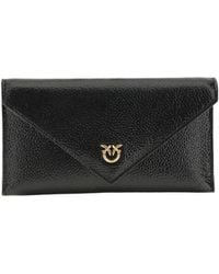 Pinko - Love Birds Logo Detailed Clutch Bag - Lyst