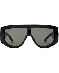 Gucci - Mask Aviator-Style Sunglasses - Lyst