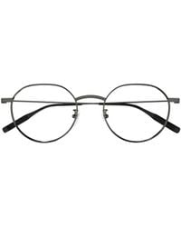 Montblanc - Eyewear Round Frame Glasses - Lyst