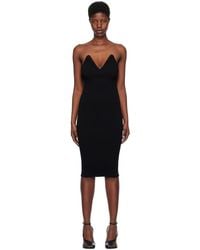 Coperni - V-Neck Midi Dress - Lyst