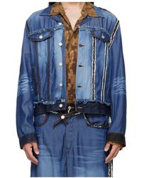 Magliano - Long-Sleeved Denim Jacket - Lyst
