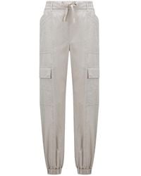Moncler - Cotton Cargo Trousers - Lyst