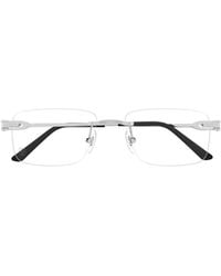 Cartier - Rimless Glasses - Lyst