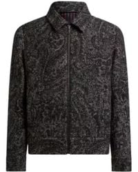 Etro - Pattern-Jacquard Zipped Bomber Jacket - Lyst