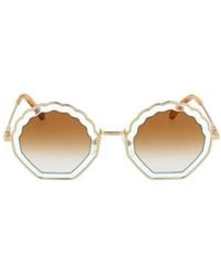 Chloé - Rosie Round Sunglasses - Lyst