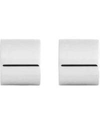TOTEME - Totême Petite Signature Hoop Earrings - Lyst
