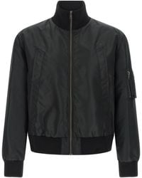 MM6 by Maison Margiela - Stitched Bomber Jacket - Lyst