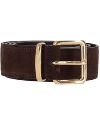 Miu Miu - Logo Engraved Buckle Belt - Lyst