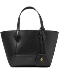 Jimmy Choo - Diamond Small Leather Tote Bag - Lyst