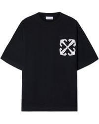 Off-White c/o Virgil Abloh - Graphic Printed Crewneck T-Shirt - Lyst
