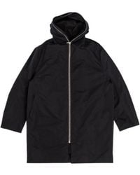 Rick Owens - Hooded Zip-Up Coat - Lyst