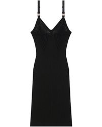Givenchy - 4G Buckle Straps Knitted Mini Dress - Lyst