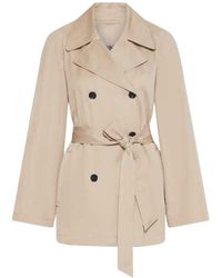 Marella - Double-Breasted Trench Coat - Lyst