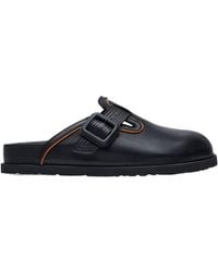 Birkenstock - Buckle-Fastening Leather Mules - Lyst
