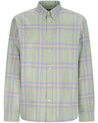 Dior - Checked Button-Down Shirt - Lyst