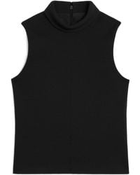 Celine - Top With Overturned Collar - Lyst