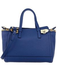 Ferragamo - Logo Details Handbag - Lyst
