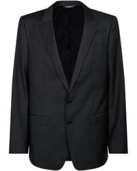 Dolce & Gabbana - Pinstriped Single-Breasted Blazer - Lyst