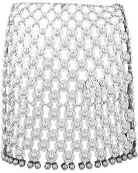 Rabanne - Disc Link Metal Mini Skirt - Lyst