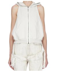 Rick Owens - Zipped Hoodie - Lyst
