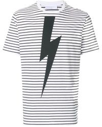 Neil Barrett - Short-Sleeved T-Shirt With Round Neck - Lyst