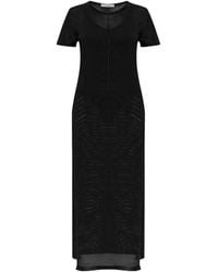 Lemaire - Round-Neck Side-Slit Maxi Dress - Lyst