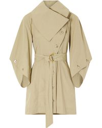 Zimmermann - Valiant Utility Belted Cotton-Gabardine Mini Dress - Lyst