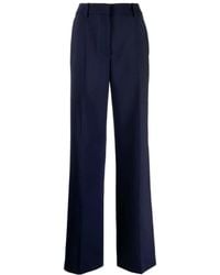 Off-White c/o Virgil Abloh - Wide-Leg Virgin-Wool-Blend Trousers - Lyst