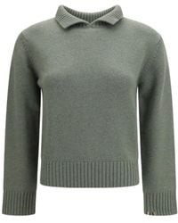 Extreme Cashmere - Jo Ribbed Polo Sweater - Lyst