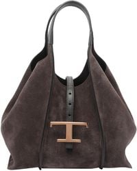 Tod's - Mini T Timeless Shopping Bag - Lyst