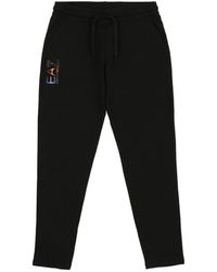 EA7 - Logo Printed Sweatpants - Lyst