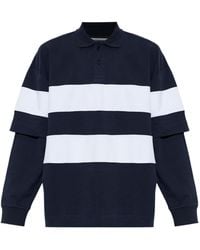 DARKPARK - Zack Striped Long-Sleeve Polo Shirt - Lyst