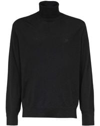 Etro - Pegaso Embroidered Turtleneck Jumper - Lyst