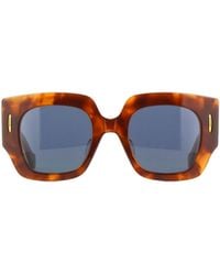 Loewe - Square Frame Sunglasses - Lyst