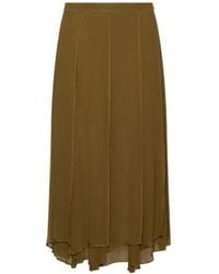 Marella - Crepon Skirt - Lyst