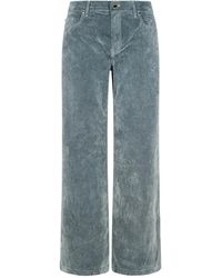 CASABLANCA - Wide Leg Logo Patch Jeans - Lyst