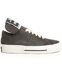 CONVERSE X DRKSHDW - Rick Owens Drkshdw X Converse Low-Top Sneakers - Lyst
