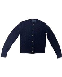 Polo Ralph Lauren - Pony Embroidered Cable-Knit Cardigan - Lyst