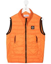 Stone Island - Logo-Patch Quilted Gilet - Lyst