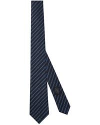 Gucci - Interlocking G Chain Silk Tie - Lyst